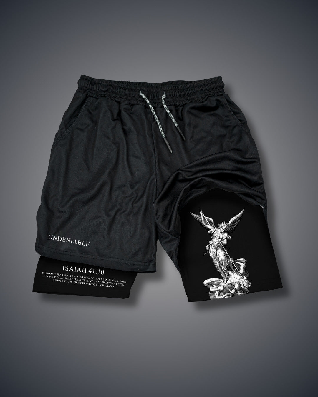 Isaiah 4110 Angel & Devil Performance Shorts Undeniable