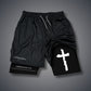 Epheser 2:10 Cross-Performance-Shorts