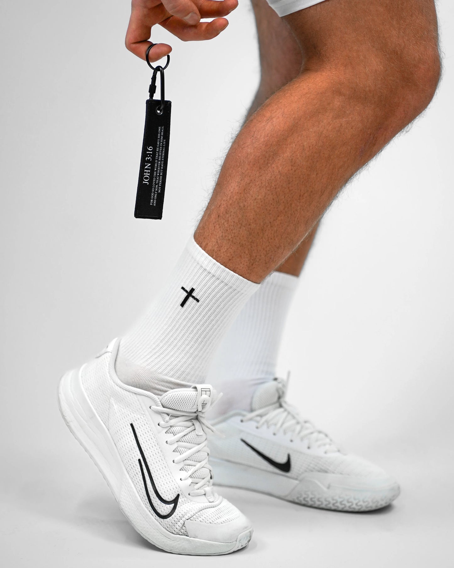 Christian Performance Socks + Keychain